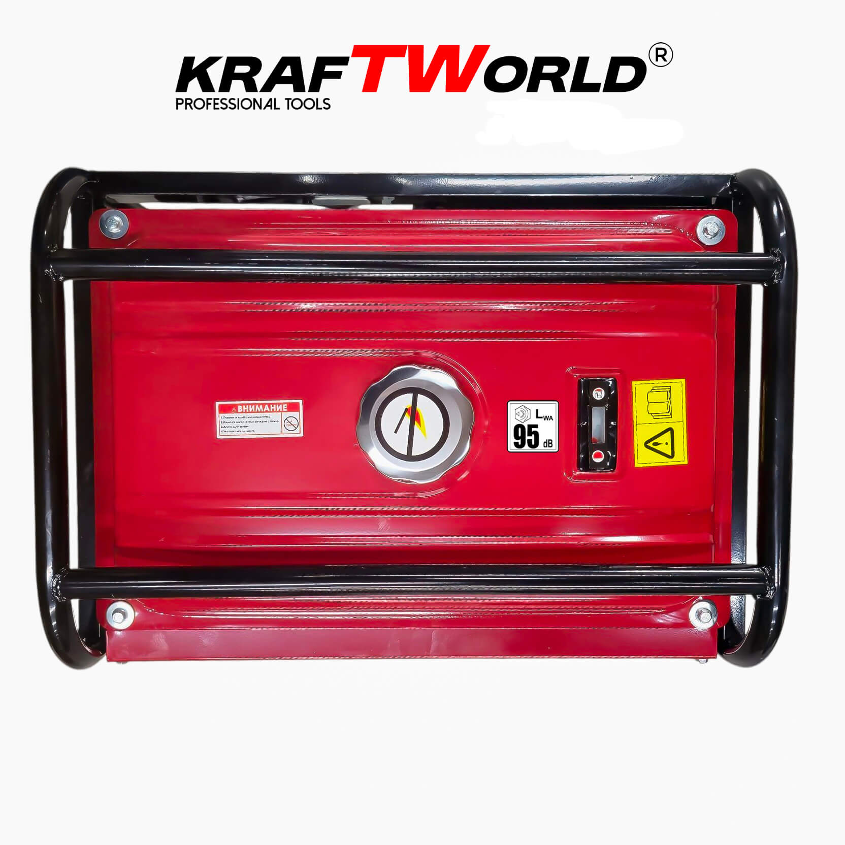 Четиритактов Бензинов Генератор Kraftworld 4.5kW - Монофазен Агрегат за ток - Image 4