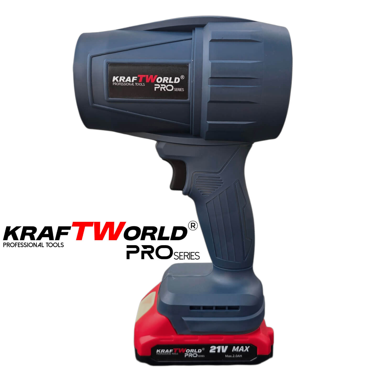 Акумулаторна въздушна духалка KraftWorld PRO 21V за почистване и подсушаване - Image 2