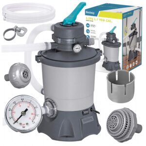 Bestway Flowclear 58515 Пясъчна филтърна помпа 3596 л/ч с 6-степенен клапан
