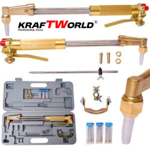 Газокислороден резак KraftWorld 440 мм – с 4 дюзи и пергел