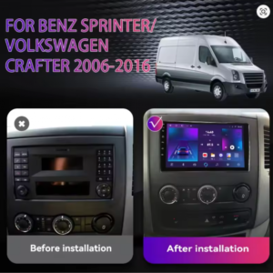 9-инчова мултимедия за Mercedes Sprinter VW Crafter (2006–2016) + подарък камера