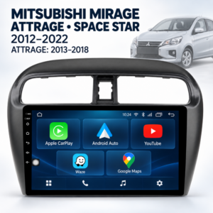 Мултимедия за Mitsubishi Mirage, Attrage и Space Star 2012–2022 + Подарък камера