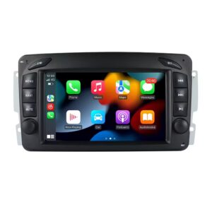 7-инчова мултимедия за Mercedes CCLK W168 W209 (2000–2008) – Android CarPlay