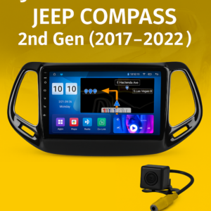 9-инчова мултимедия с подарък камера за JEEP Compass 2nd Gen (2017–2022)