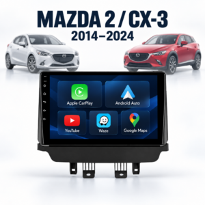 Мултимедия за Mazda 2 3rd Gen (2014–2021) CX-3 (2014–2021) + подарък камера