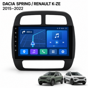 Мултимедия за Dacia Spring и Renault K-ZE (2015–2022) + Подарък камера