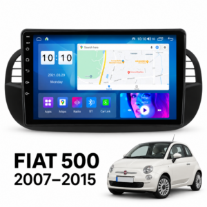Мултимедия за Fiat 500 ЧЕРНА (2007–2015) + Подарък камера