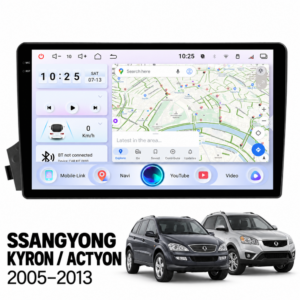 Мултимедия за SsangYong Kyron и Actyon (2005–2013) + Подарък камера