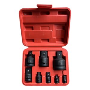 Преходник 1'' 1/2'' 3/8'' 1/4'' усилени ударни комплект 8 бр